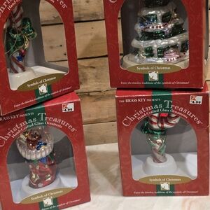 Handcrafted Glass Ornaments Set